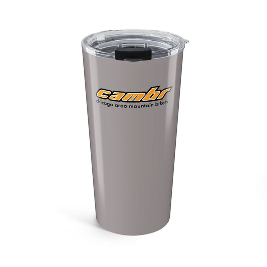 20oz CAMBR Logo Insulated Tumbler — Travel Cup for Mountain Bikers